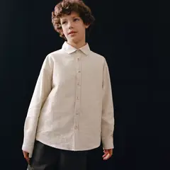MANGO KIDS - Camisa Rayas Algodón Niño