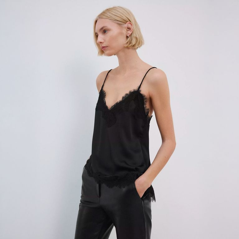Polera Lencero Encaje Mujer