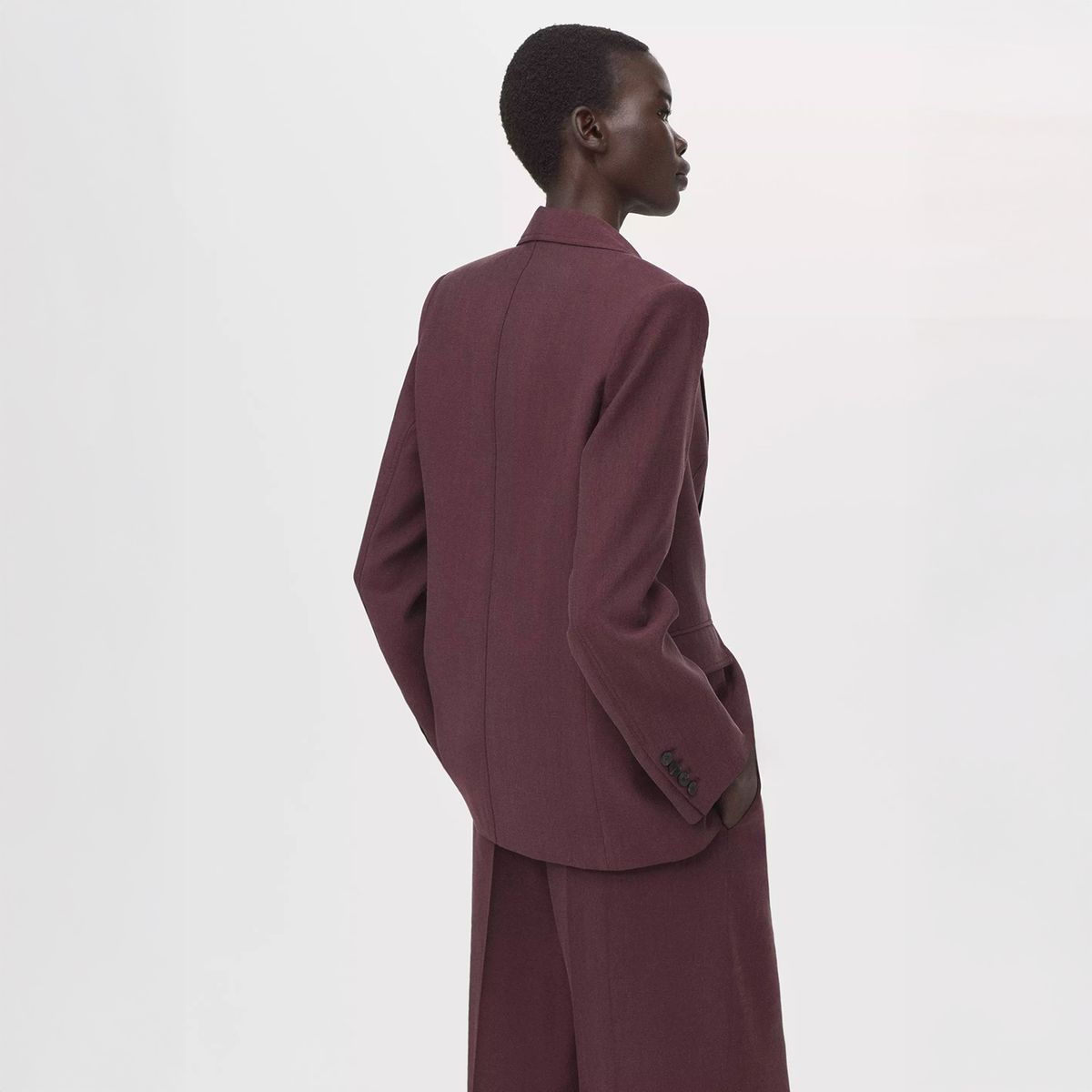 MANGO - Blazer Traje Lyocell Mujer Mango