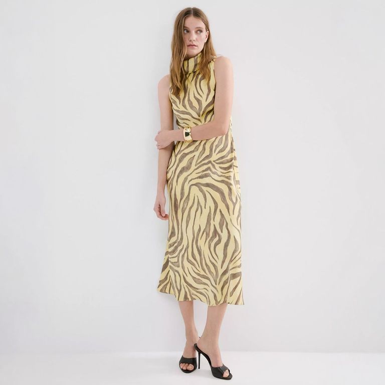 Vestido Estampado Fular Mujer