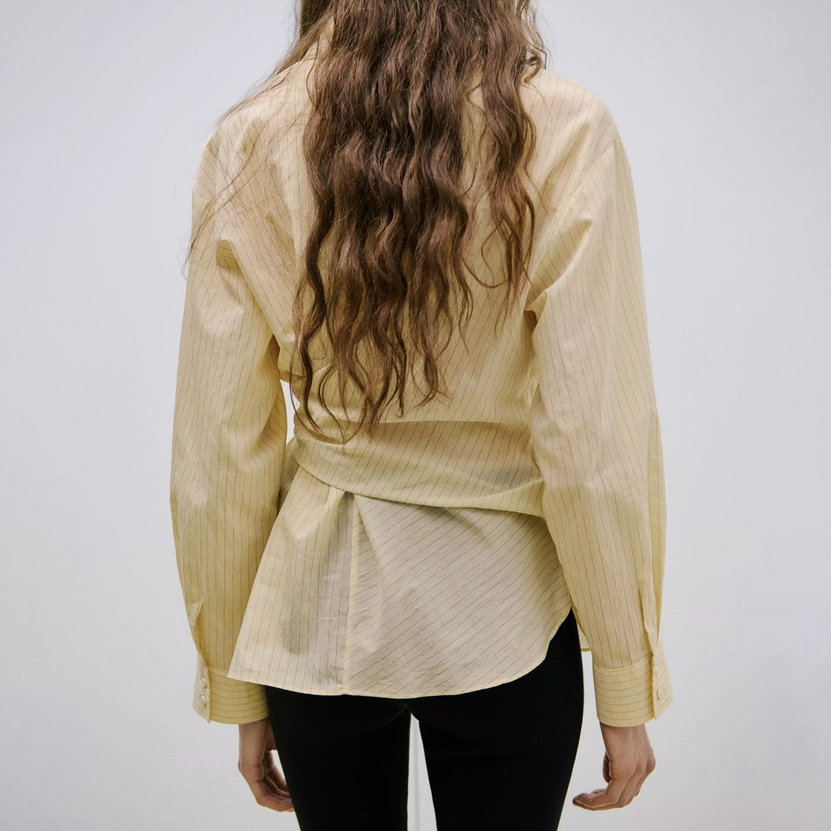MANGO - Blusa Rayas Nudo Mujer Mango
