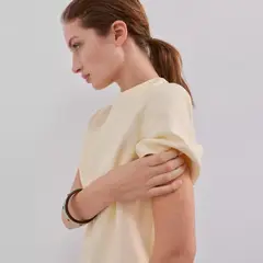 MANGO - Polera Algodón Manga Corta Mujer