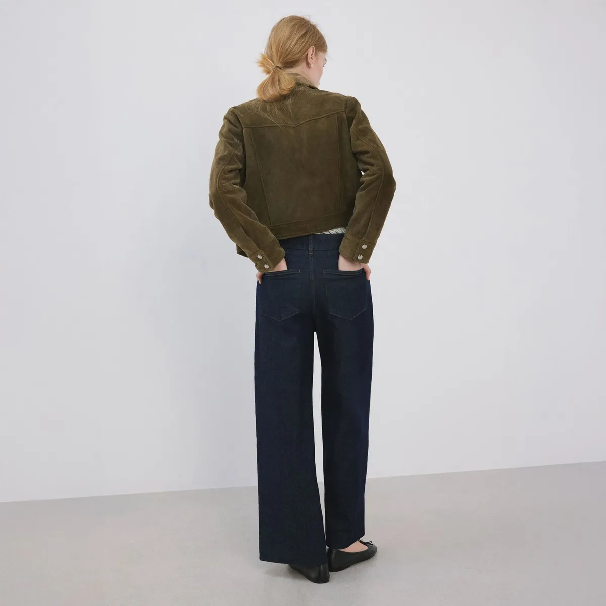 MANGO - Jeans Paloma Wide Leg Culotte Tiro Alto Mujer Mango
