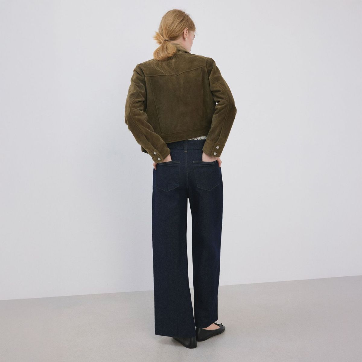 MANGO - Jeans Paloma Wide Leg Culotte Tiro Alto Mujer Mango