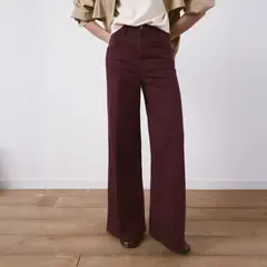 MANGO - Jeans Elise Wide Leg Tiro Alto Mujer
