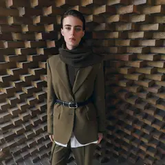 MANGO - Blazer Traje Doble Botonadura Mujer