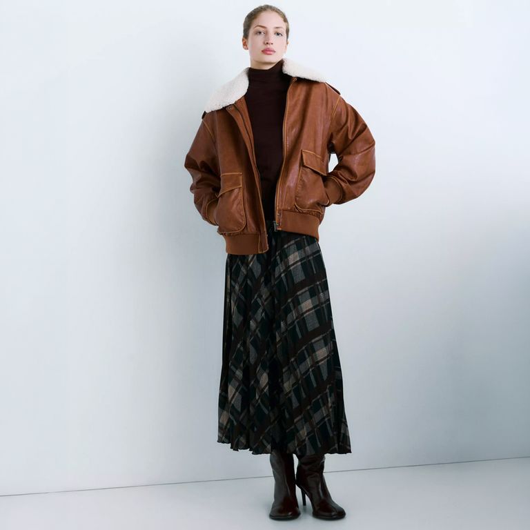 Chaqueta Oversize Cuello Borreguito Mujer