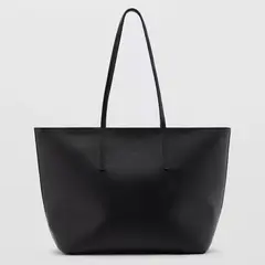 MANGO - Bolso Shopper Doble Asa Mujer