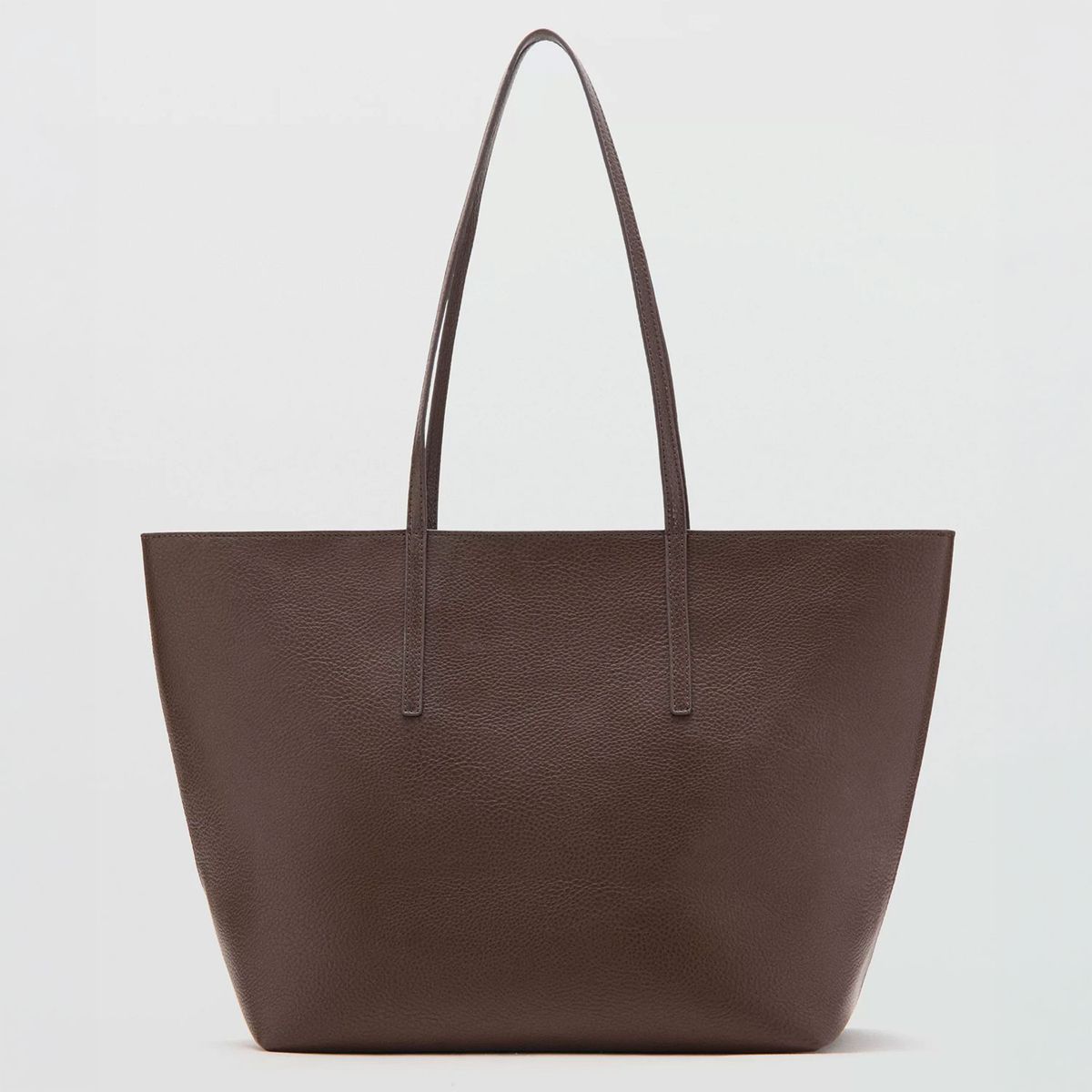 MANGO - Bolso Shopper Doble Asa Mujer Mango