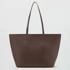 MANGO - Bolso Shopper Doble Asa Mujer