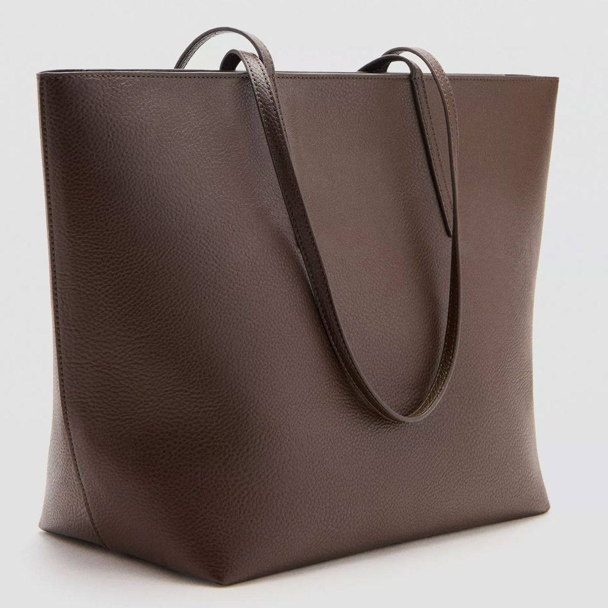 MANGO - Bolso Shopper Doble Asa Mujer Mango