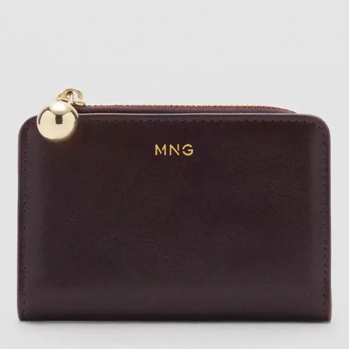MANGO - Billetera Pequeña Mini Abalorio Mujer Mango