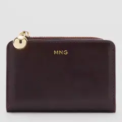 MANGO - Billetera Pequeña Mini Abalorio Mujer