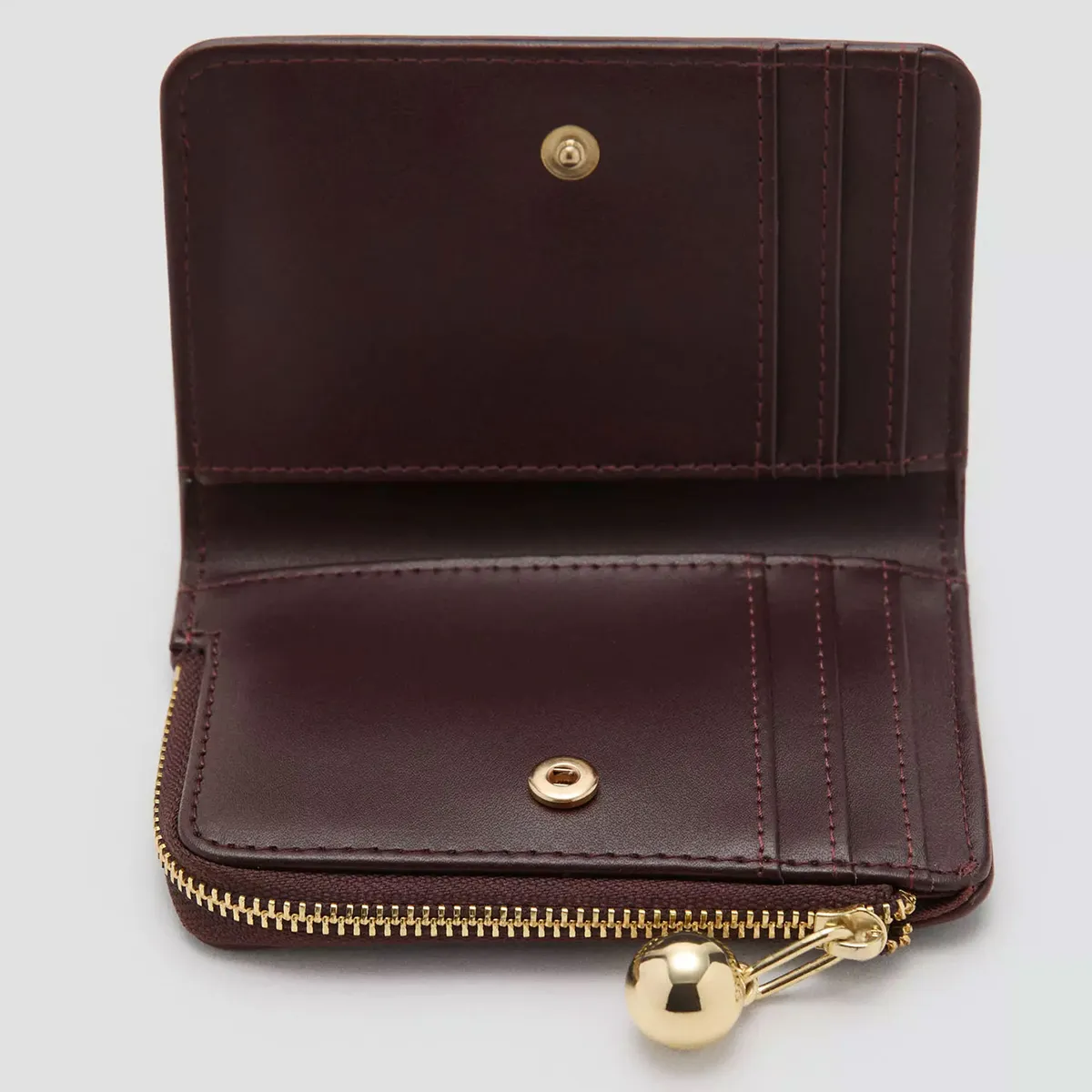 MANGO - Billetera Pequeña Mini Abalorio Mujer Mango