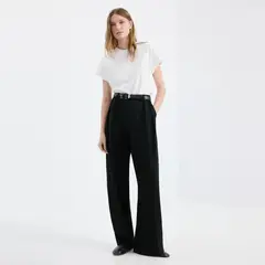 MANGO - Polera Algodón Manga Corta Mujer