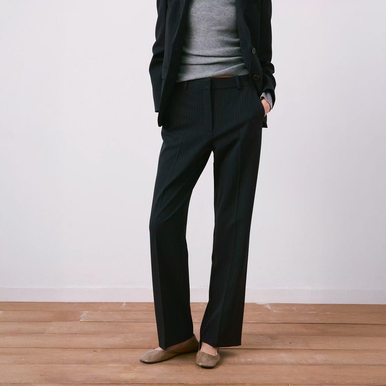 Pantalón Traje Raya Diplomática Mujer