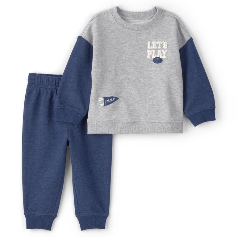 Conjunto 2 Piezas Polerón y Pantalón de Buzo Bebé Niño