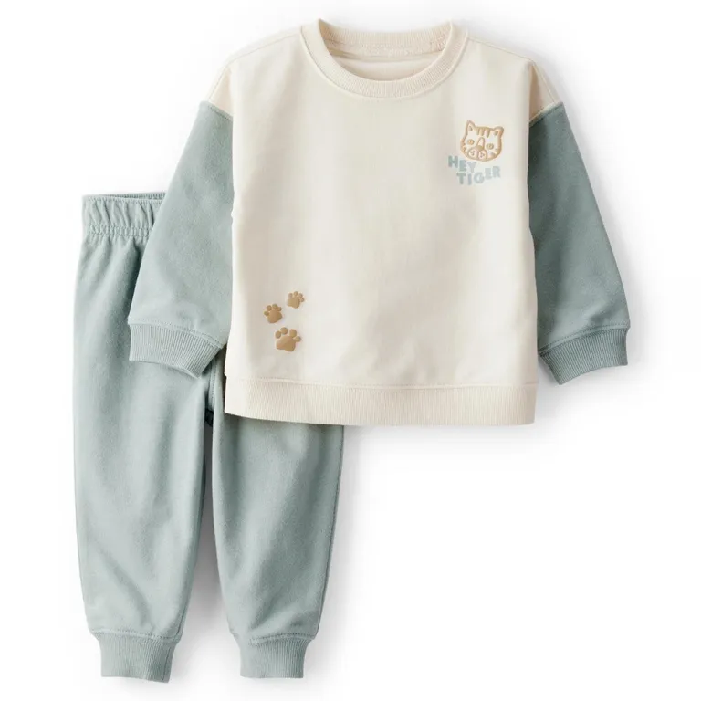 Conjunto 2 Piezas Polerón y Pantalón de Buzo Bebé Niño