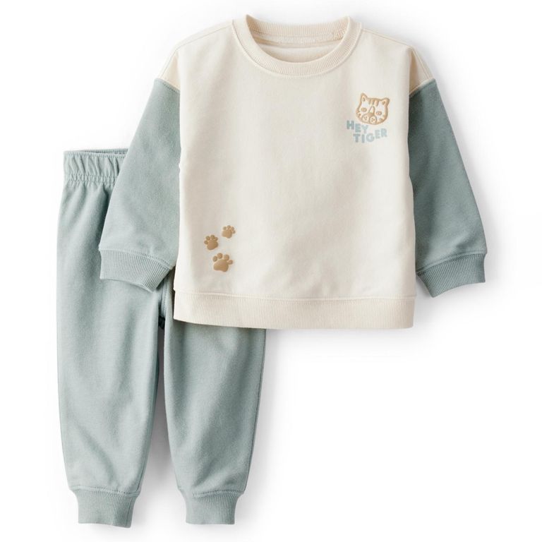 Conjunto 2 Piezas Polerón y Pantalón de Buzo Bebé Niño