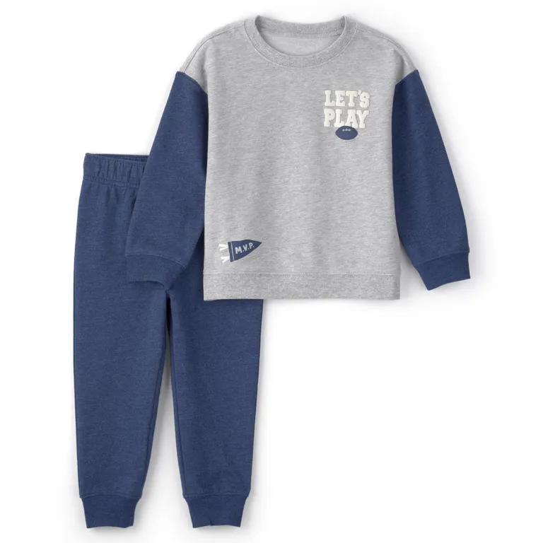 Conjunto 2 Piezas Polerón Y Pantalón De Buzo Niño 2 A 5 Años