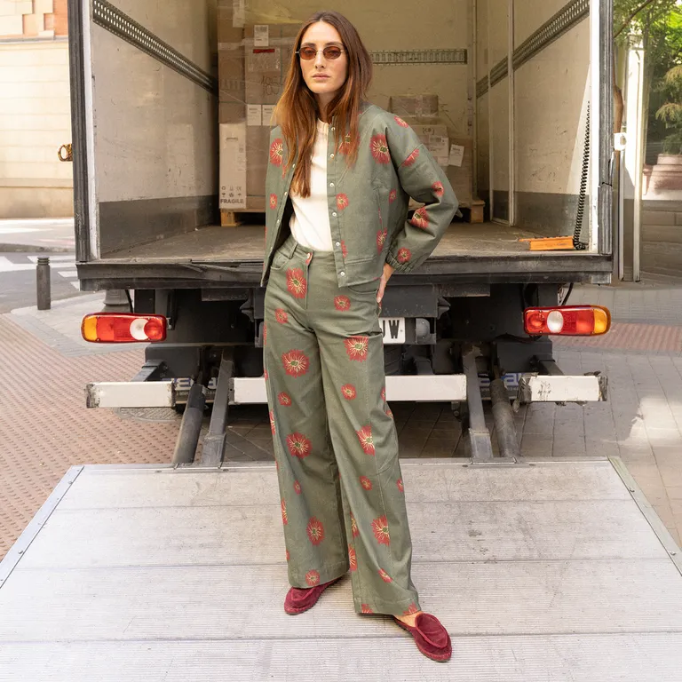 Pantalón Camelia 100% Algodón Mujer Sbymacabla