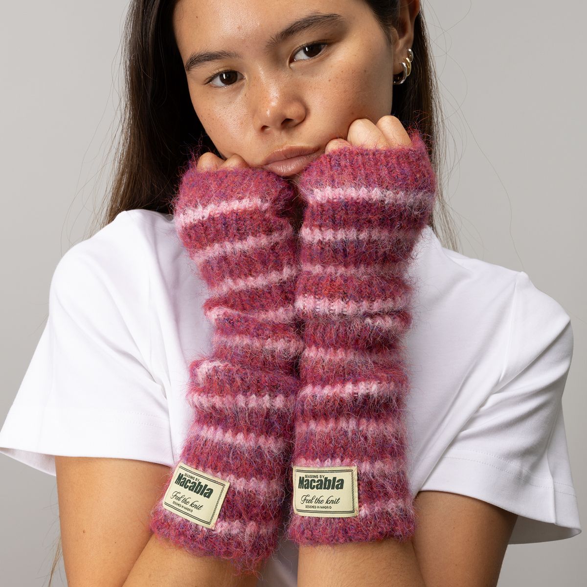 SEASONS BY MACABLA - Guantes Fuzzy Mujer Sbymacabla