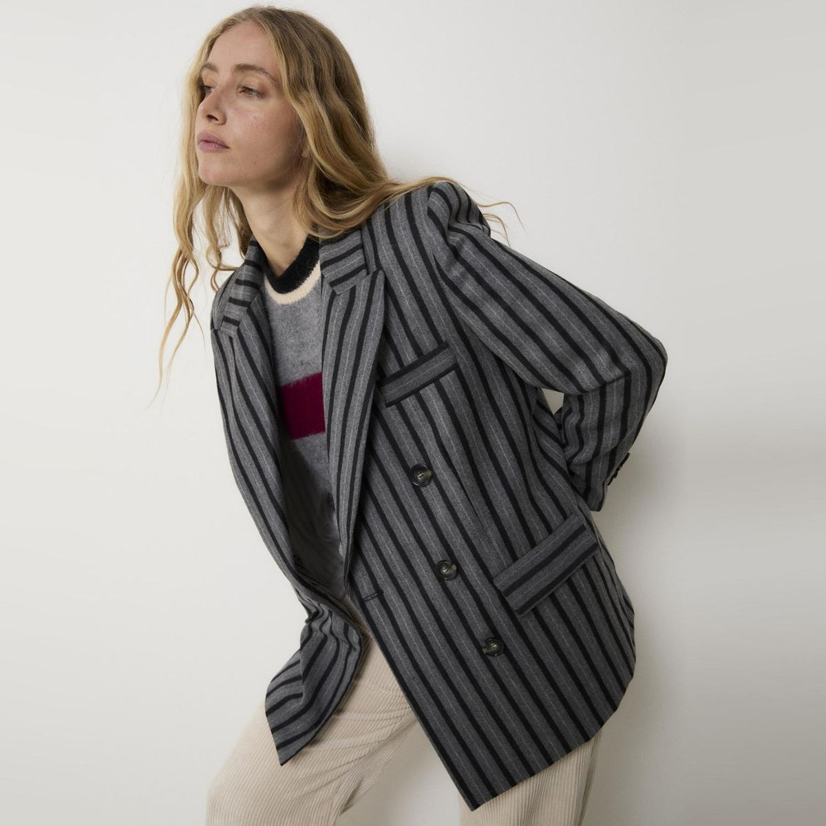 SOPHIE AND LUCIE - Blazer Emily Rayas Lana Mujer Sophie And Lucie