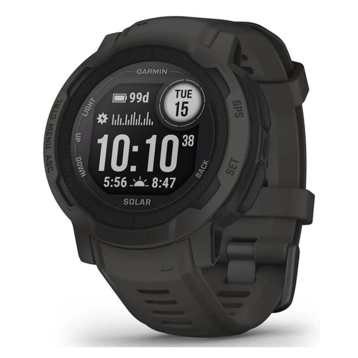 GARMIN - Smartwatch Garmin Instinct 2 Solar Graf(Ys)