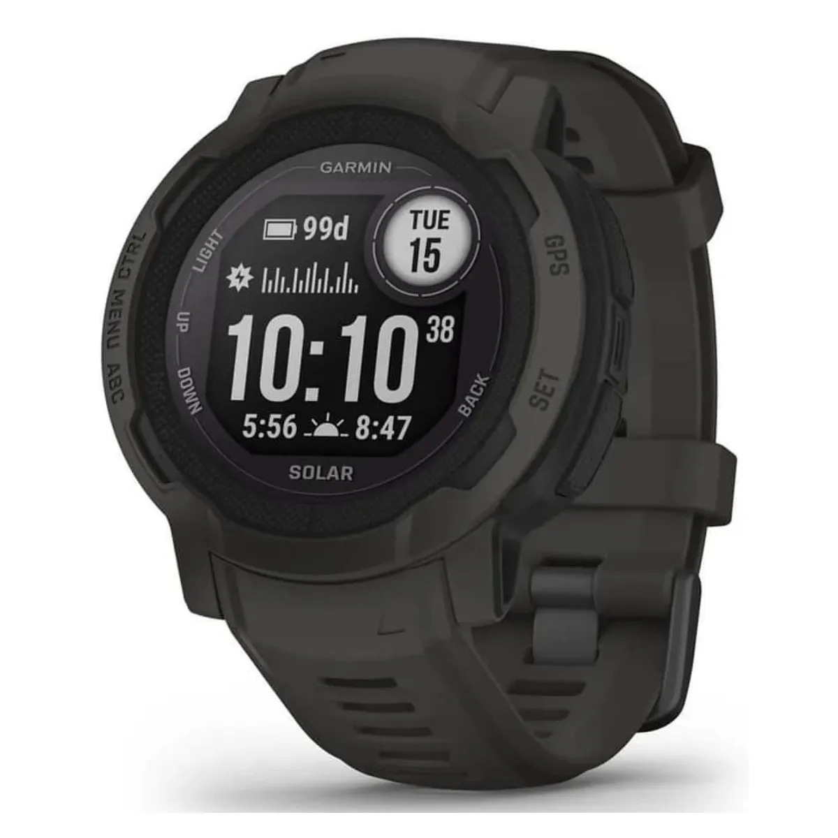 GARMIN - Smartwatch Garmin Instinct 2 Solar Graf(Ys)
