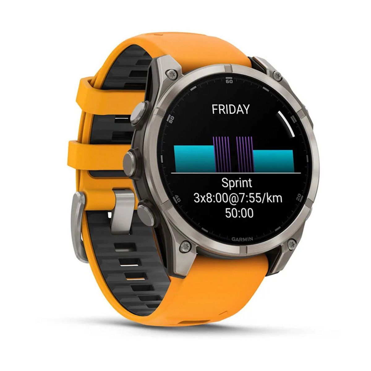 GARMIN - Smartwatch Garmin Fenix 8 Saph Orange(Ys)