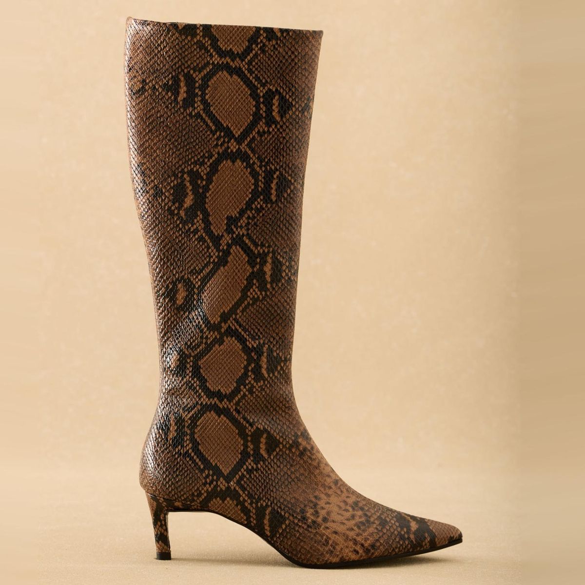 BIMANI - Bota Mujer Cuero Café