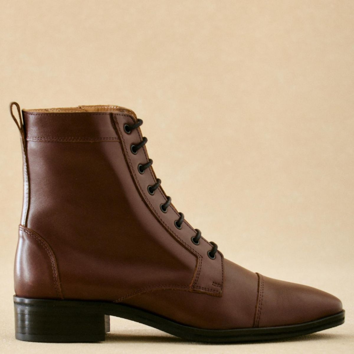 BIMANI - Botín Mujer Cuero Café