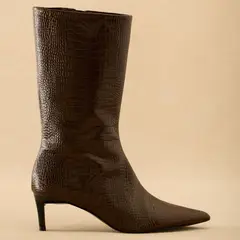 BIMANI - Botín Mujer Cuero Verde