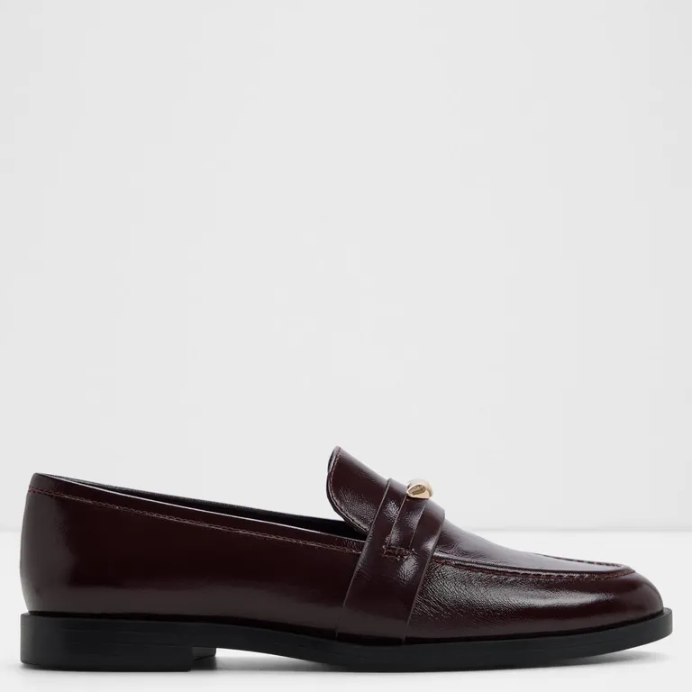 Ellya Zapato Casual Mujer Cuero Burdeo