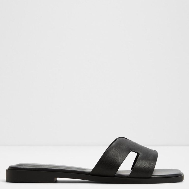 Itsandal Sandalia Mujer Cuero Negro