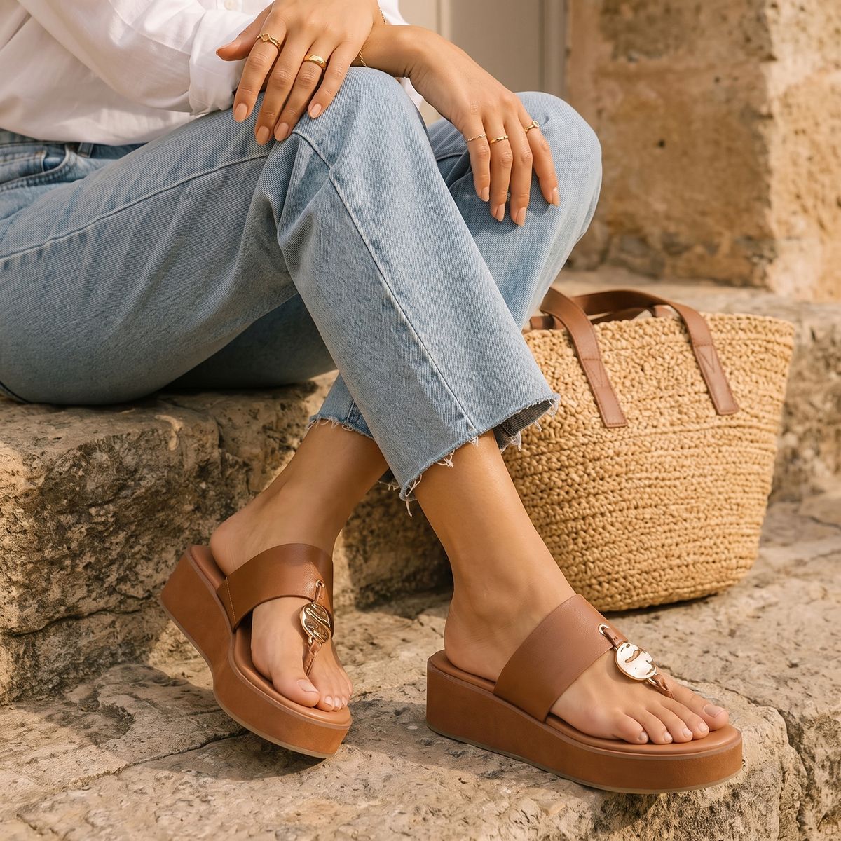 ALDO - Trenala Sandalia Mujer Café Aldo