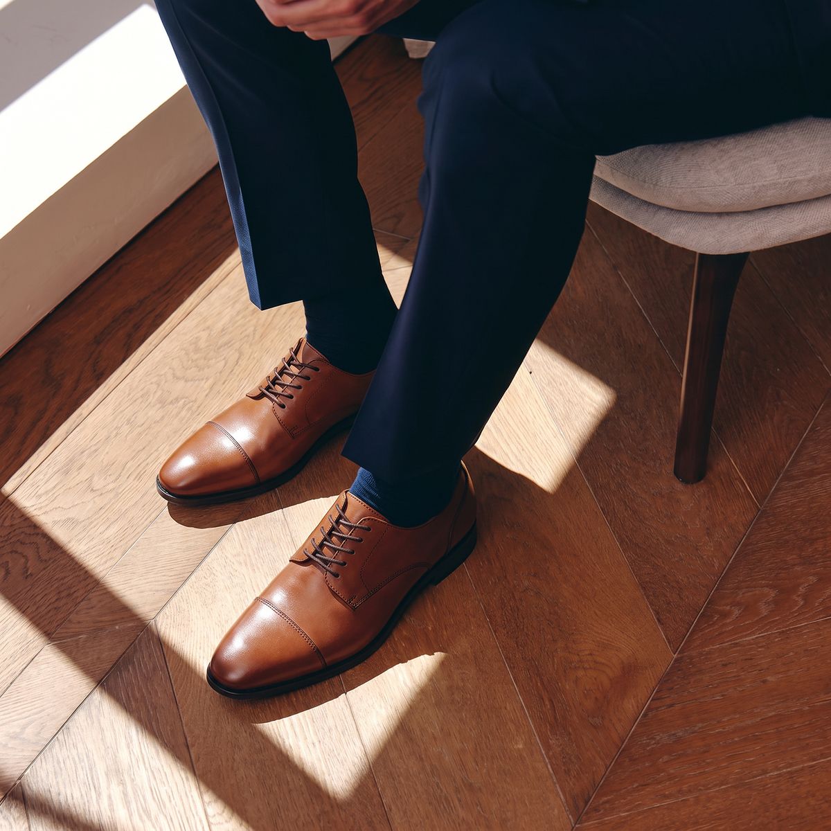 ALDO - Gregorio Zapato Formal Hombre Cuero Café Aldo