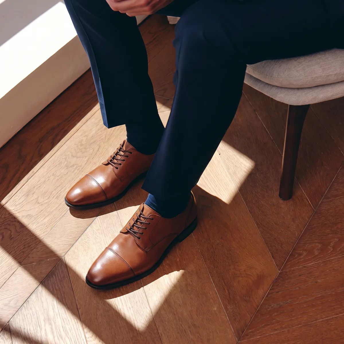 ALDO - Gregorio Zapato Formal Hombre Cuero Café Aldo