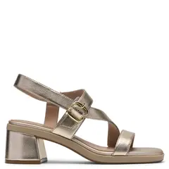 CLARKS - Sandalia Mujer Dorado