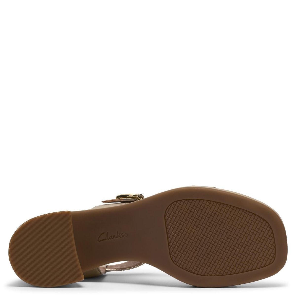 CLARKS - Sandalia Mujer Dorado Clarks