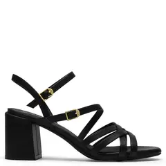 CLARKS - Sandalia Mujer Cuero Negro