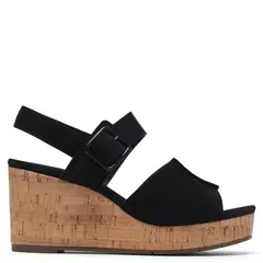 CLARKS - Sandalia Mujer Negro