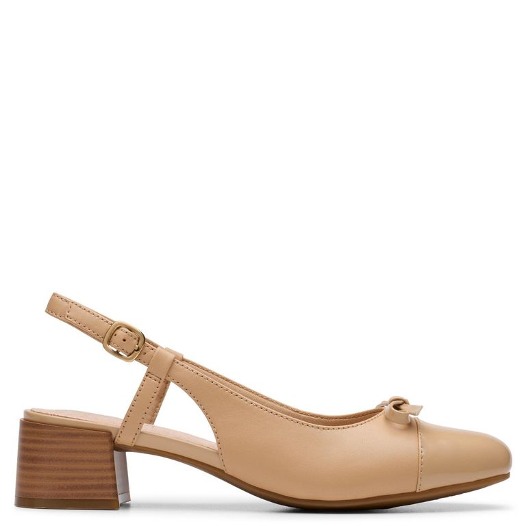 Zapato Formal Mujer Cuero Beige