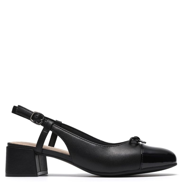 Zapato Formal Mujer Cuero Negro