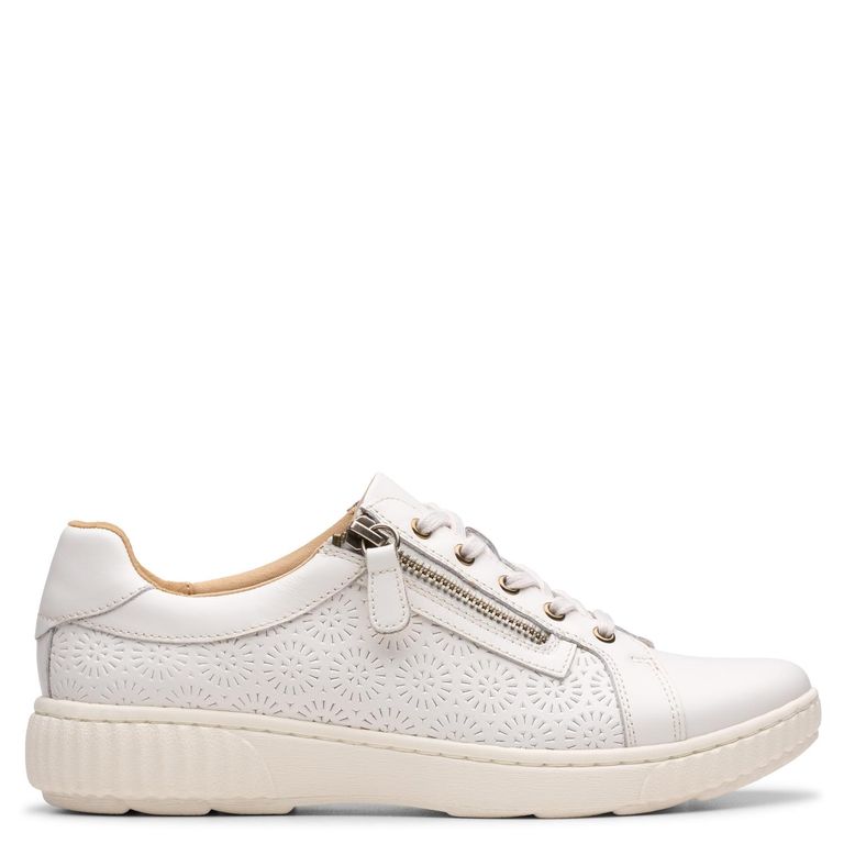 Caroline Rio Zapatilla Urbana Mujer Cuero Blanco