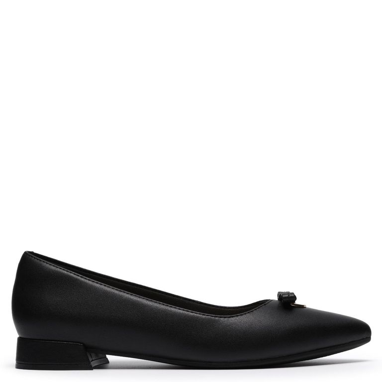 Zapato Casual Mujer Cuero Negro