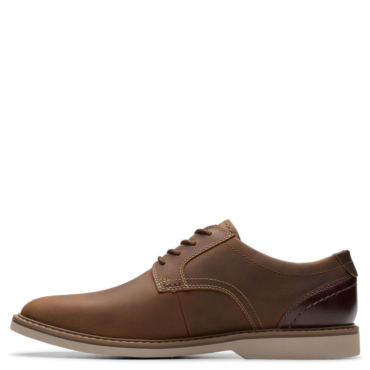 CLARKS - Zapato Casual Hombre Cuero Café Clarks