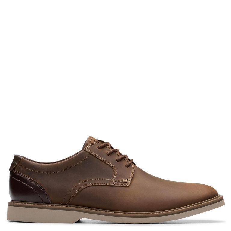 Zapato Casual Hombre Cuero Café