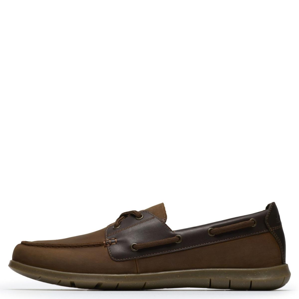 CLARKS - Zapato Casual Hombre Cuero Café Clarks