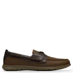 CLARKS - Zapato Casual Hombre Cuero Café